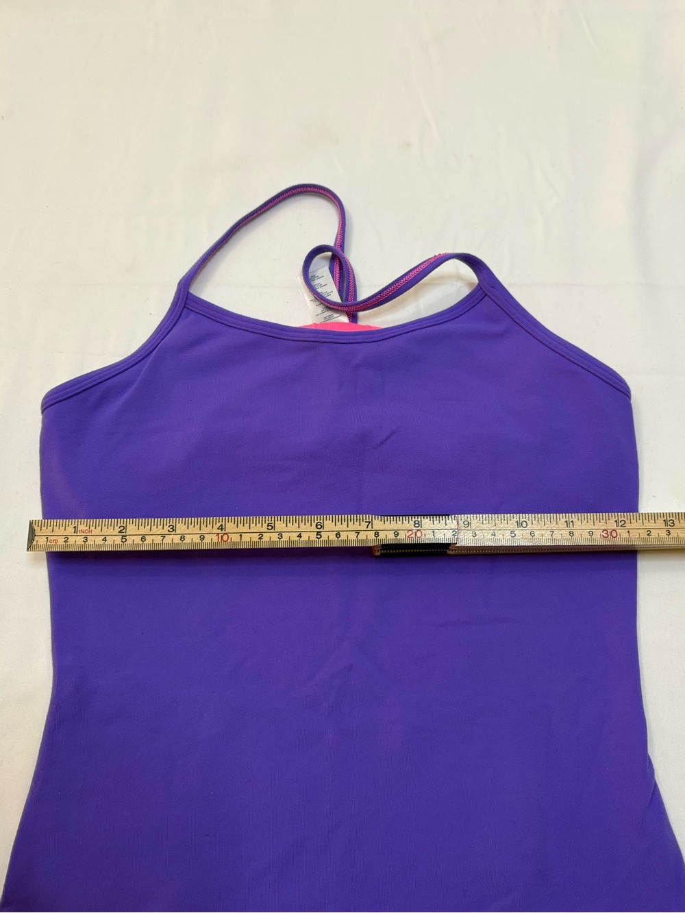 Ivivva by Lululemon Racerback Athletic Tank Top Girls Purple Size 12 - Picture 5 of 6